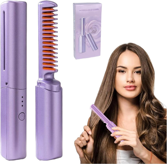 Travel Comb hair straightener