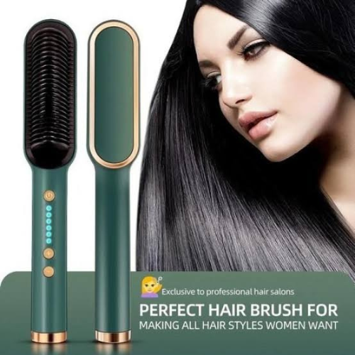 Hqt-909b Electric Professional Hair Straightening Brush