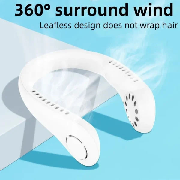 Portable Hanging Neck Fan | USB Charging