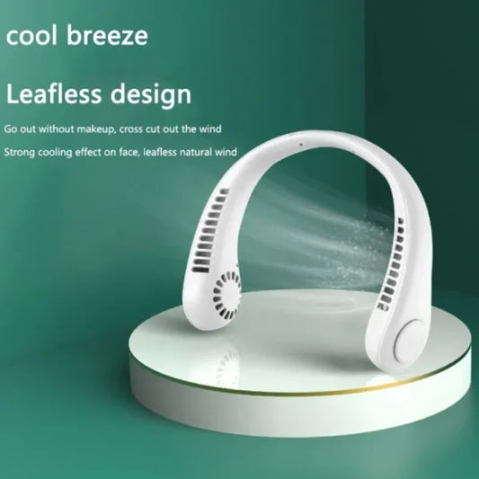 Portable Hanging Neck Fan | USB Charging